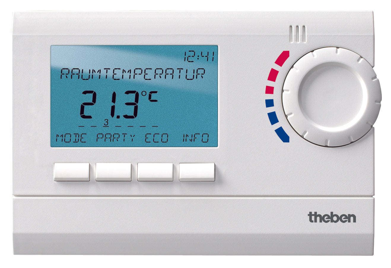 THEBEN Digital-Uhrenthermostat, 7 Tage, Textzeile, Netzversion THEBEN Digital-Uhrenthermostat, 7 Tage, Textzeile, Netzversion